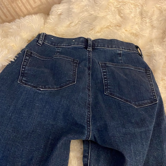 👖👖👖HIGH WAISTED SKINNY JEANS/ SAILOR STYLE - Picture 2 of 3